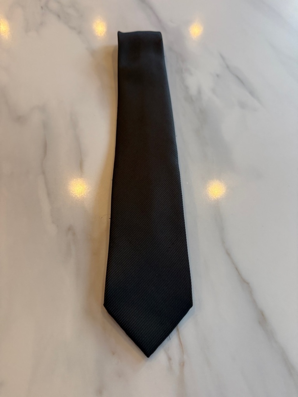 Geoffrey Beene Solid Black Men's Tie